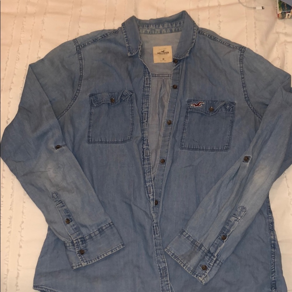Chambray denim shirt